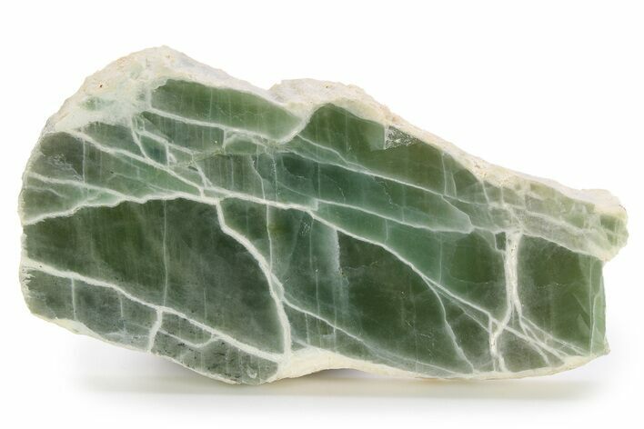 Polished Garnierite Slab - Madagascar #252334